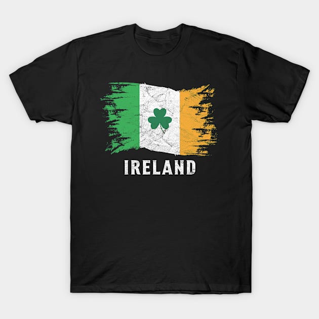 St Patricks Day Ireland Irish Flag T-Shirt by freakys